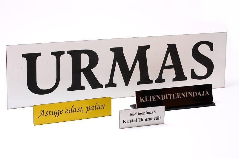 Lasergraveeritud nimesildid
